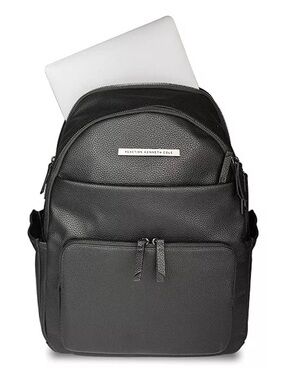 Reaction Kenneth Cole Men's Marley Double Vegan Leather 15" Laptop Backpack